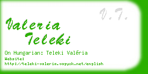valeria teleki business card